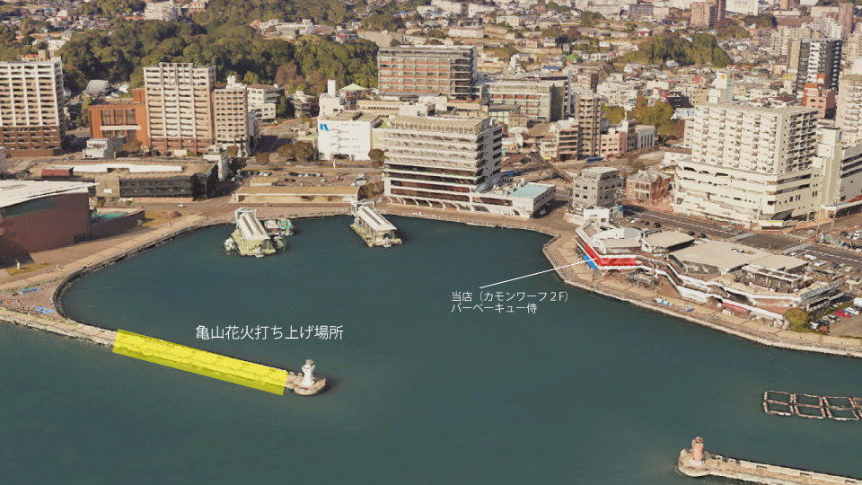 亀山＆海峡花火大会　予約受付中 画像